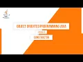 Constructor pada JAVA Object Oriented Programming JAVA
