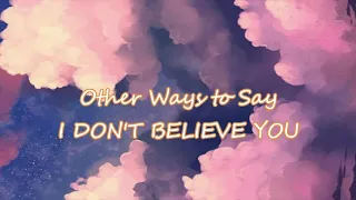 speaking for daily communication other ways to say amalia tasya k 201932024 eed a 