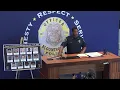 Chief Hodges provides information regarding the arrests from a recent prostitution detail