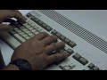 Typing on an Amiga 1200 ASMR no talking