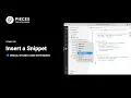 Power Tip Inserting a Snippet Visual Studio Code Extension