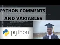Comments and Variables in Python Python Tutorials for Beginners Code with Efe