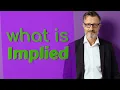 Implied Definition of implied