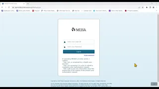 How to login to MESSA provider portal
