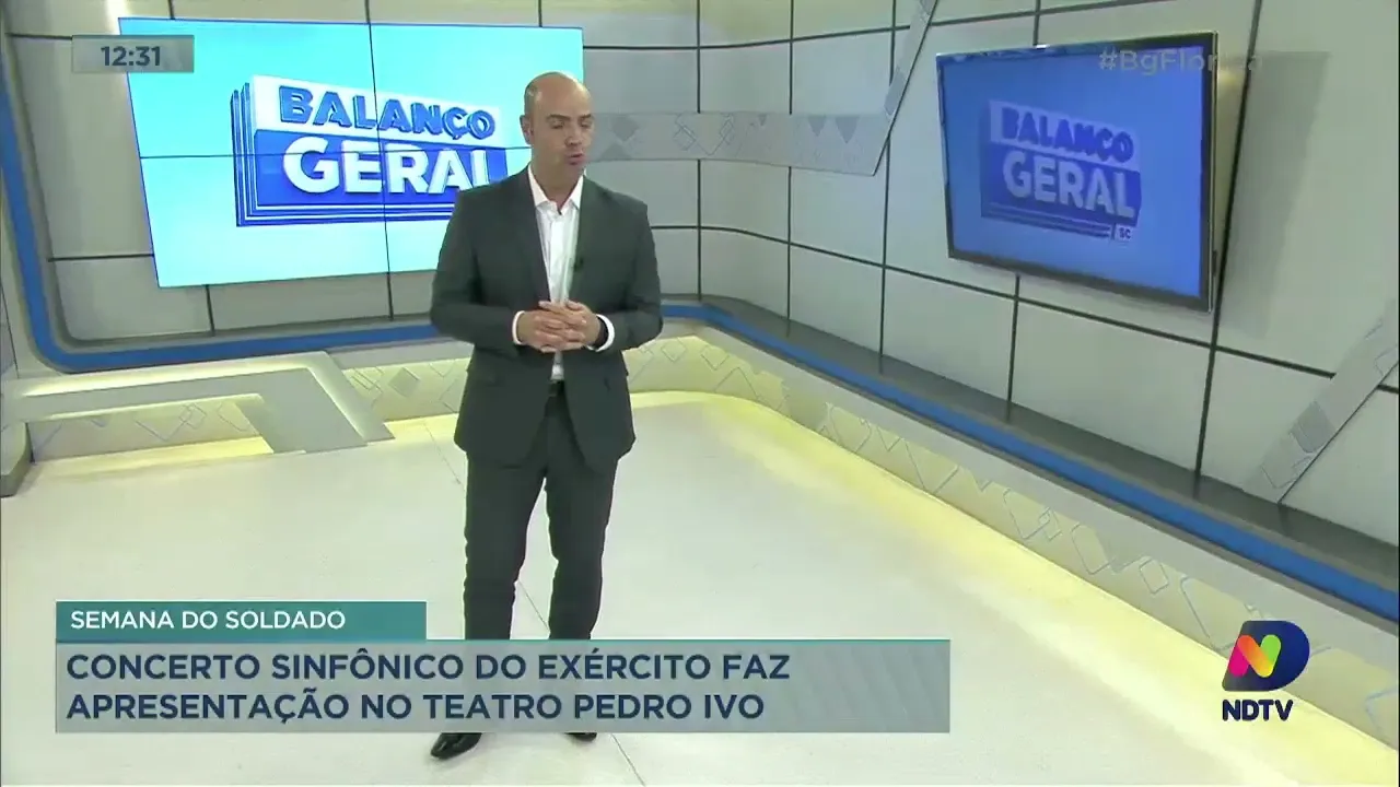 Concerto Sinfônico do Exército faz apresentação no Teatro Pedro Ivo