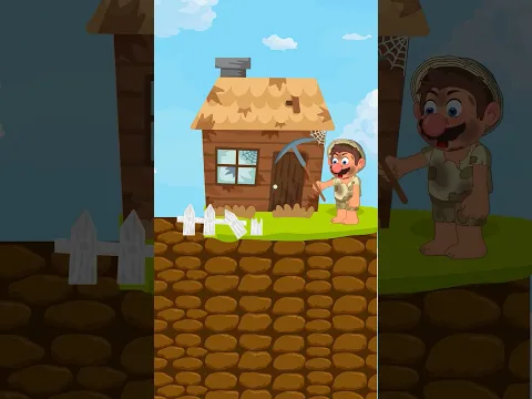 Mini Peach Becomes Too Greedy for Gold and Medicine — Poor Dad Mario Chooses to Save a Stranger
