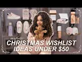 CHRISTMAS WISHLIST IDEAS UNDER 50 plus angel tree shopping VLOG HAUL vlogmas ep4