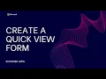 Quick View Form in Power Apps
