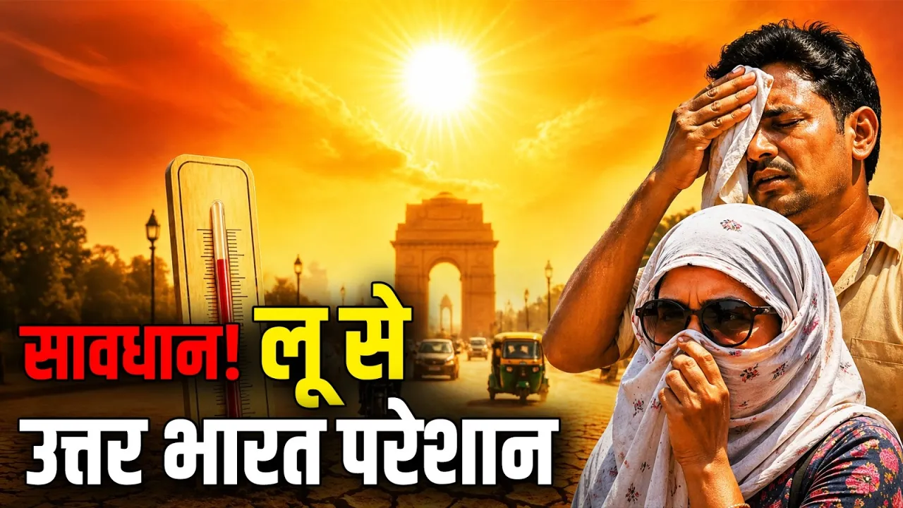 सावधान! Delhi से UP तक Heat Wave का कहर, भीषण गर्मी से लोग परेशान