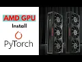 AMD GPU install Pytorch 2 0 or 1 13 1 - step by step guide and test run Pytorch