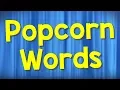 Popcorn Words Sight Words Review Song Jack Hartmann