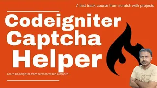 Captcha helper in Codeigniter How to use captcha helper in Codeigniter captcha in ci