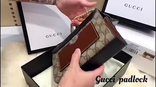 Gucci Padlock bag unboxing Review