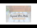 DIY Layered Door Mats Front Porch Decor