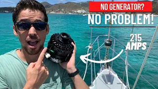 No Generator? No Problem! — 215 Amp Electromaax Alternator and controller installation.
