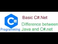 4 Difference between Java and C net