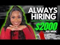 Remote Jobs You Can Start Now Always Hiring