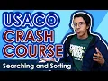 USACO Crash Course Searching and Sorting