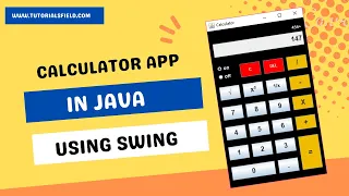 Calculator Program in Java Swing JFrame Calculator Application Using Java with Source Code