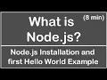 What is Node js installation and Hello World 8 min IT Articles