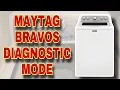 How to Put Maytag Bravos Washer into Diagnostic Mode Maytag Washer Test Mode Model WX655DW1