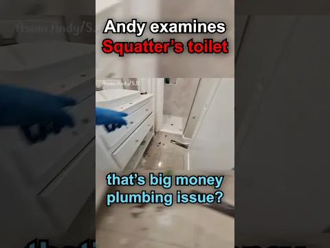 Squatter Destroys Asian Andy’s Toilet 💀