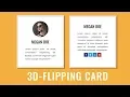 CSS 3D Flipping Card Hover Effect CSS 3D Hover effects