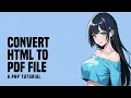 3 Ways To Convert HTML To PDF In PHP