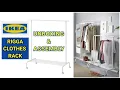 How to Assemble IKEA RIGGA CLOTHES RACK Stand Ikea Assembly IKEA Mumbai DIY Furniture