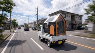 長野→静岡下道往復500kmの過酷車中泊旅！世界一小さい1畳の家でギネスに挑戦！