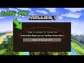 How to Fix Minecraft Connection Timed Out No Further Information 2025