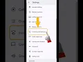 Secret Setting Change Incoming Call Gesture