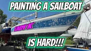 Sailboats are HARD to paint! – Ep 277 – Lady K Sailing