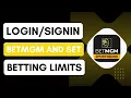 BetMGM How to login to BetMGM and set betting limits