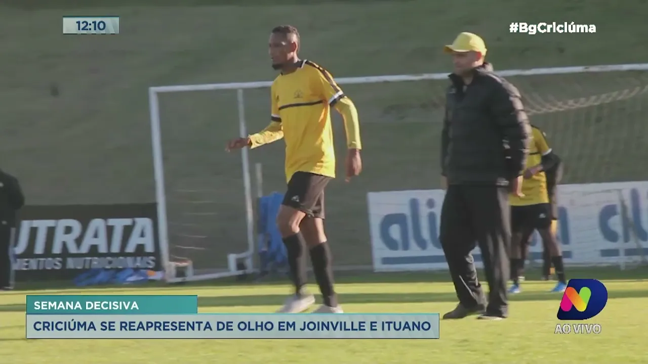 Elenco do Criciúma se reapresenta de olho em Joinville e Ituano