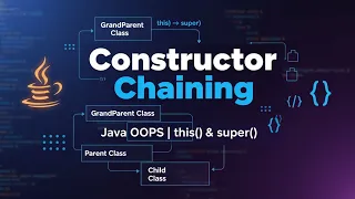 Constructor Chaining in Java this and super OOPS Tutorial