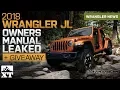 2018 Jeep Wrangler JL Owners Manual Guide Leaked