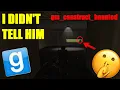 I invited my friend to haunted gm - construct and said nothing