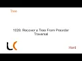Leetcode Hard 1028 Recover a Tree From Preorder Traversal