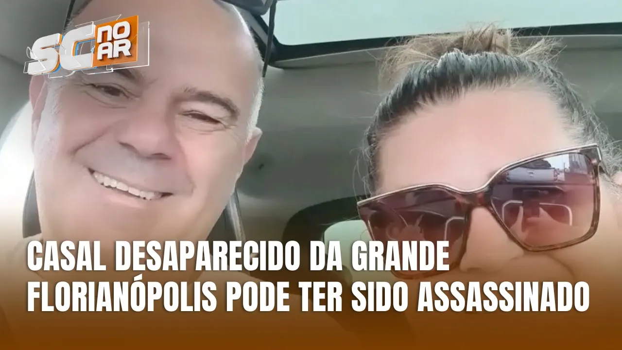 Casal desaparecido em Biguaçu pode ter sido vítima de homicídio, diz polícia