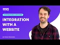 Conversational AI with Rasa Integration with a Website