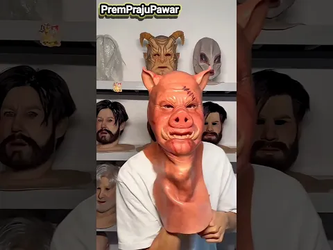 Got the pig mask 😂  #Catsoftiktok #CatLovers #cat #cute #FunnyCats #catcartoon #fyp