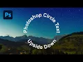 How to create text in circle upside down in Photoshop