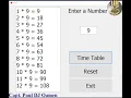 How to Create a C Multiplication Timetable in C Builder using Do While Loop