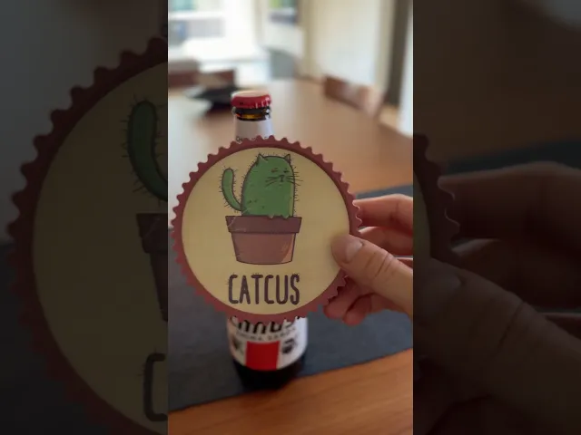 PRINTED COASTERS | CUSTOMIZABLE WITH BOTTLE OPENER video thumbnail