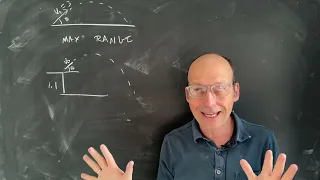 Python Physics Finding the Angle for Maximum Projectile Range
