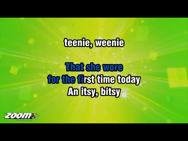Download MP3 Brian Hyland - Itsy Bitsy Teenie Weenie Yellow Polka Dot Bikini - Karaoke Version from Zoom Karaoke