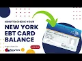 New York EBT Balance Check Instructions