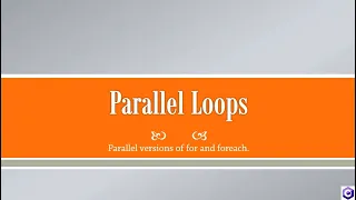 What is Parallel ForEach in C Part