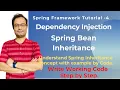 Spring Bean Inheritance Parent Eclipse Coding Step by Step with easy example